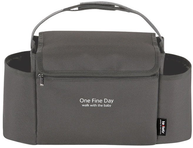 투토츠 다용도 유모차 정리함, 그레이, 1개