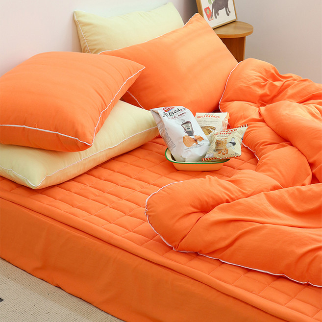 보들보들 슈크림 워싱 옥수수솜 차렵이불