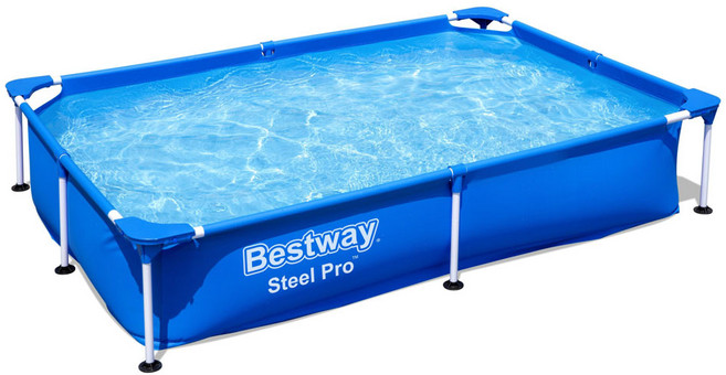 베스트웨이 사각 기둥 풀장 BW56040, 블루, 1개
