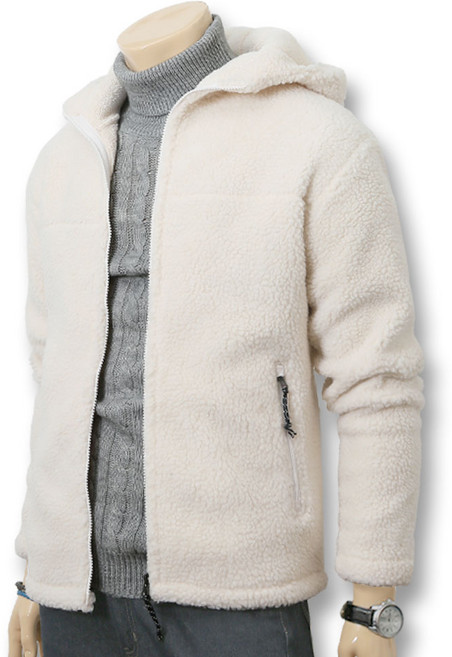 블루포스 남성용 원티올 양털 후드집업