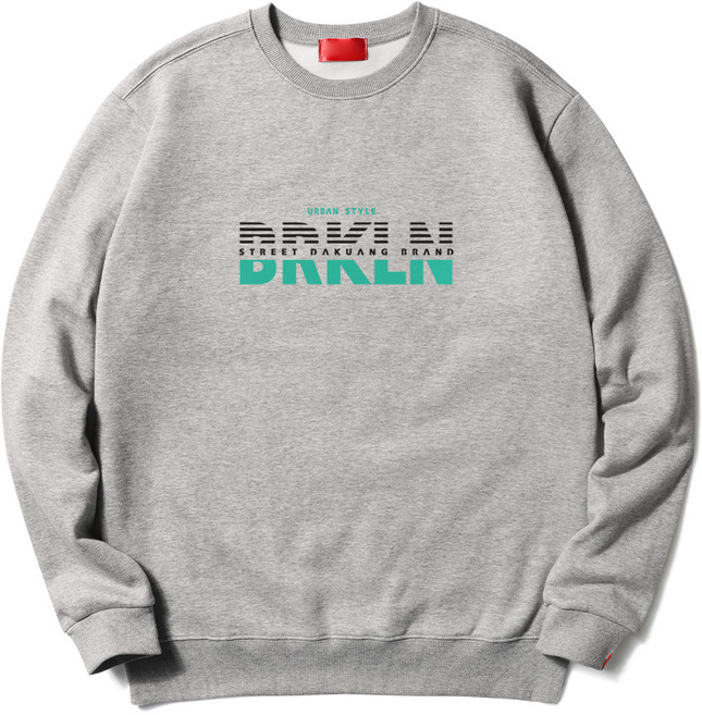 다꾸앙 남성용 브루클린 기모 맨투맨 티셔츠 C11DKA_DM2382