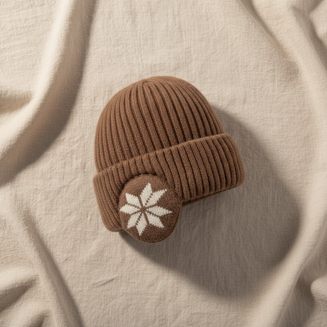 조인메이드 남녀공용 니트 귀마개 모자