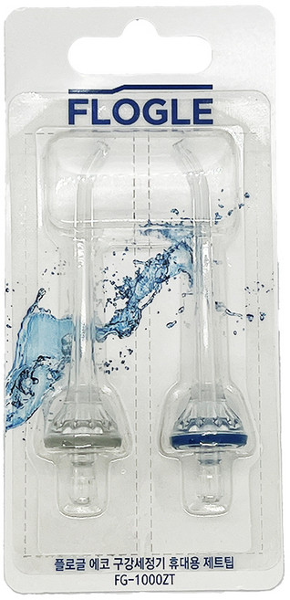 플로글 구강세정기 휴대용 제트팁 2p, 1개, FG-1000ZT