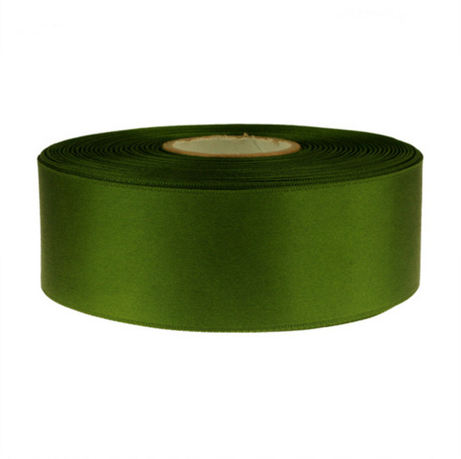 고밀도주자 공단 리본끈 20mm, 진카키색, 45m, 1개