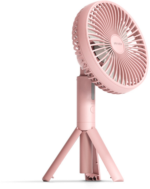 아이리버 탁상 핸디 휴대용 점보팬 선풍기, IJF-4000T, 핑크