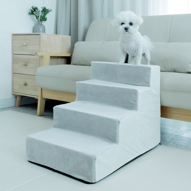 딩동펫 반려동물 콤비 배색 논슬립 계단, 어반그레이, 1개