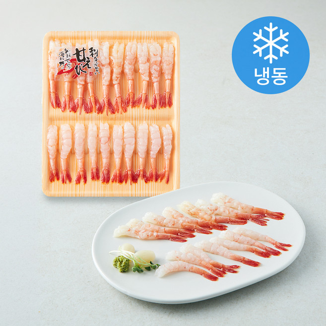 ISEA 북방 도화 새우살 포장 횟감 3L (냉동), 1개, 90g