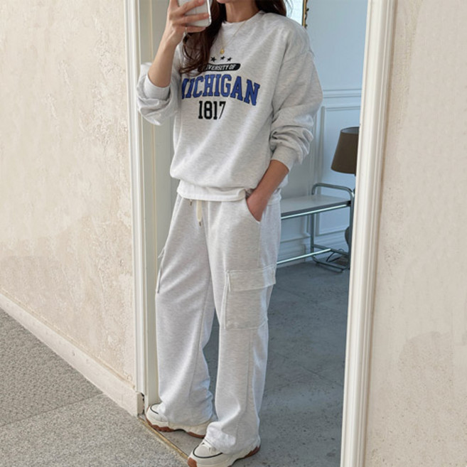 난닝구닷컴 여성용 누텐드 나염 트레이닝 세트