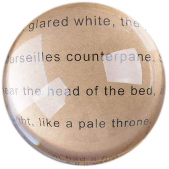 크리스탈 유리 돔 반구 확대경, 투명, 1개