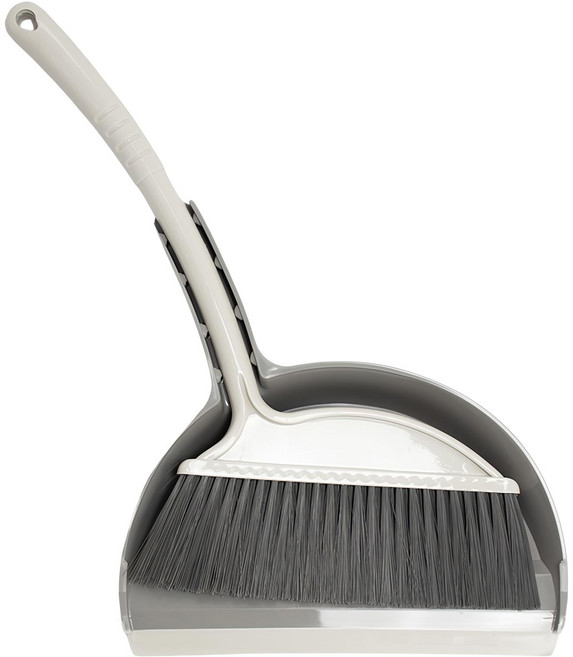 Clean Mate Twinstar 掃把畚箕組 (顏色隨機出貨), 1組, 顏色隨機