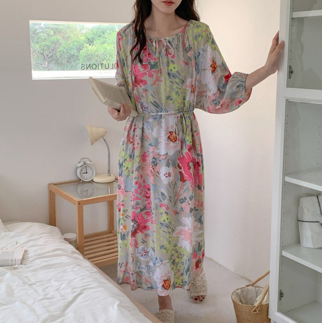 CofV 女款嫘縈日常連身睡衣