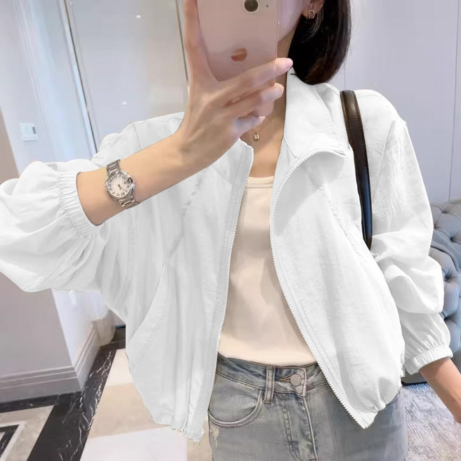 DMELD 女款休閒時尚短版防風夾克