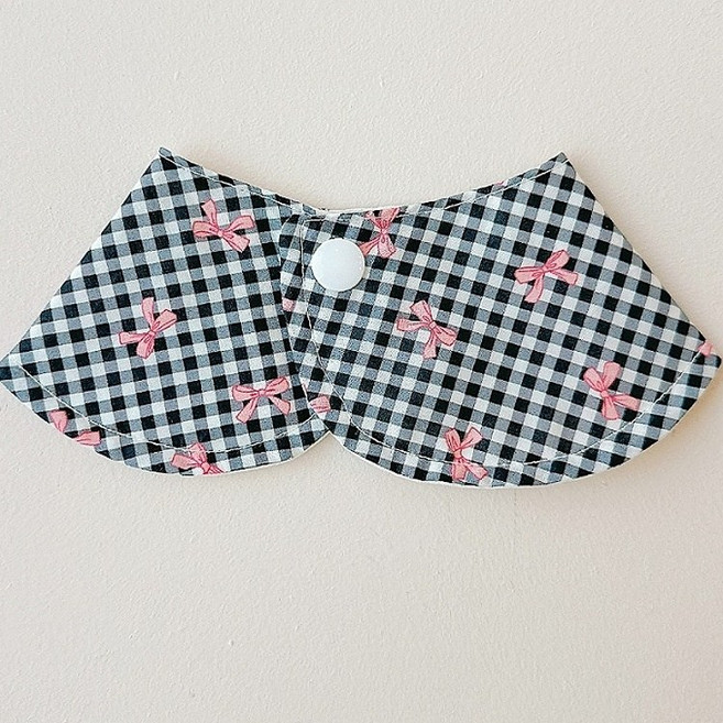 코코스튜디오 반려동물 리본 피크닉 케이프, 블랙, 1개