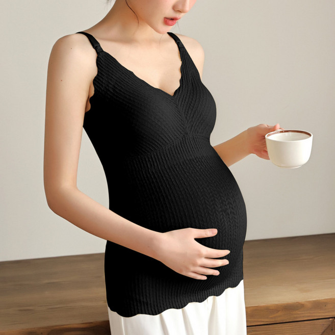 Lovroco 胸墊一體成型孕婦哺乳背心