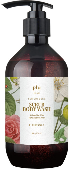 플루 퍼퓸드 스파 스크럽 바디워시 플뢰르 솝, 1개, 500g