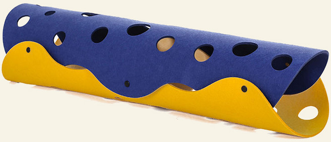 데이소이 쏙쏙 치즈 고양이 터널 2mm S, 네이비, 1개