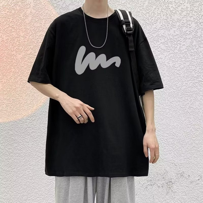 mondeuseupat 男士 Poinr 線條圓領短袖T恤 MO499