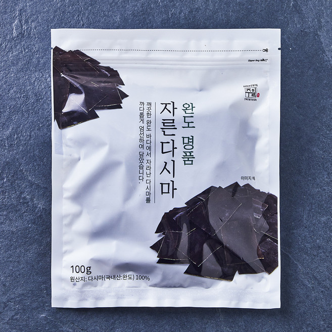주일 완도 명품 자른다시마, 1개, 100g