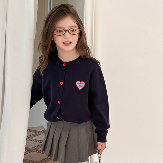 골든래빗 C 하트노트 가디건