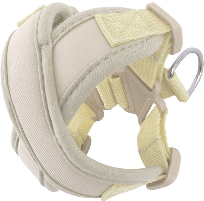 도그아이 강아지 X형 하네스 가슴줄, 아이보리, 1개
