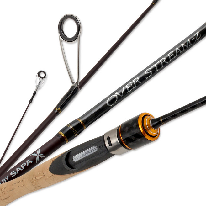 SAPA Overstream Z 淡水路亞釣竿 S-602UL, 混合顏色