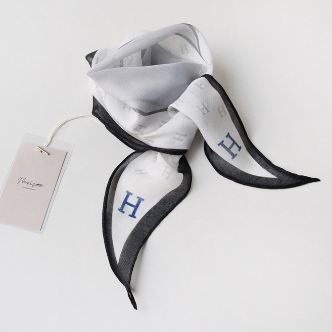 바비수 쁘띠 매쉬 렌스 마름모 스카프