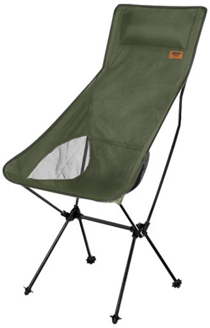 KEEP 캠핑 플라이 선셋 체어, 올리브, 1개