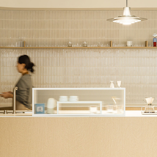 우드레이 밀키 주방 아일랜드 유리 파티션 1000, 화이트