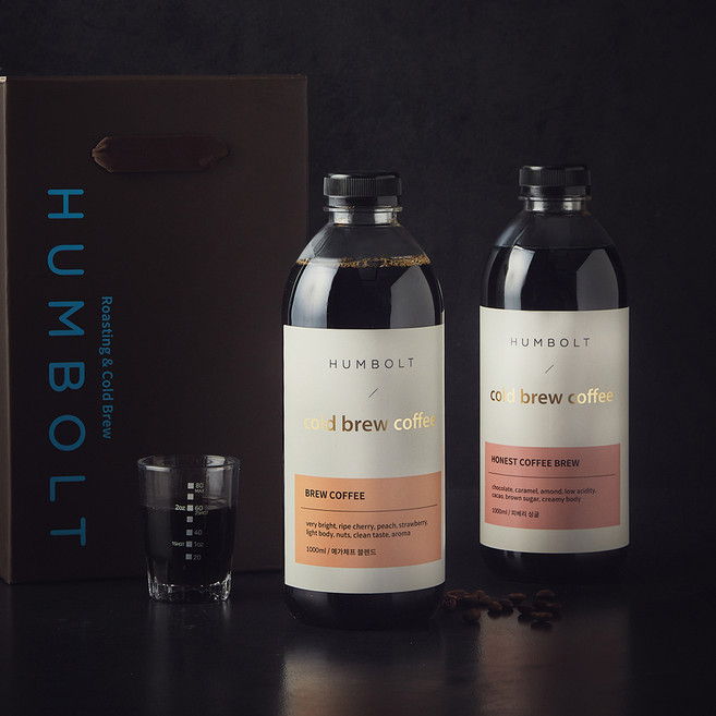 훔볼트 콜드브루 커피원액 1000ml x 2종 선물세트 H9, 2L, 1세트