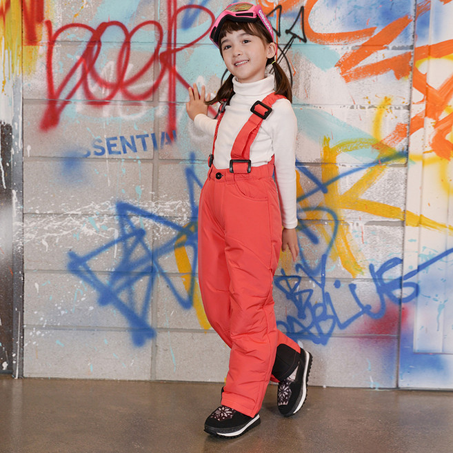 에프리더 아동용 네오 리드 멜빵 스키복 바지