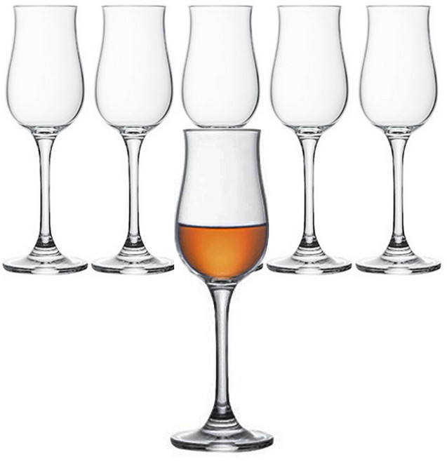 애스크제이 파인 위스키 테이스팅 글라스 140ml, 6개