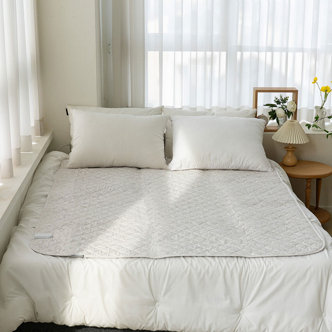 일월 시그니쳐 에디션 굿슬립 7중 안전장치 자동꺼짐 카본 전기 매트 IW-KM59-NPR, 더블(140 x 180 cm)