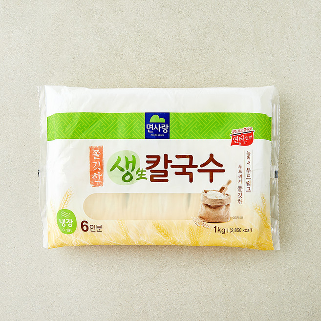 면사랑 쫄깃한 생칼국수, 1kg, 1개