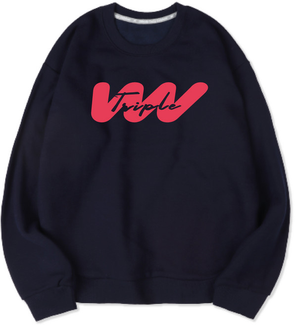 벤힛 트리플 세미 오버핏 소프트 빅사이즈 기모 맨투맨