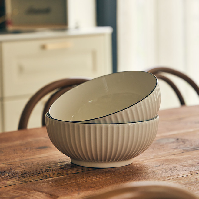 소소모소 여운 면기, 화이트, 2개