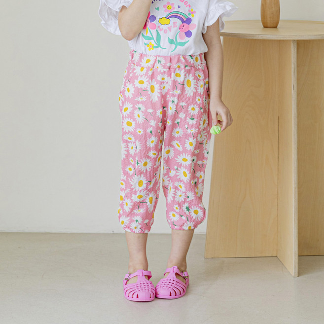 라라아망 여아용 냉감 통기성 베베 썸머팬츠