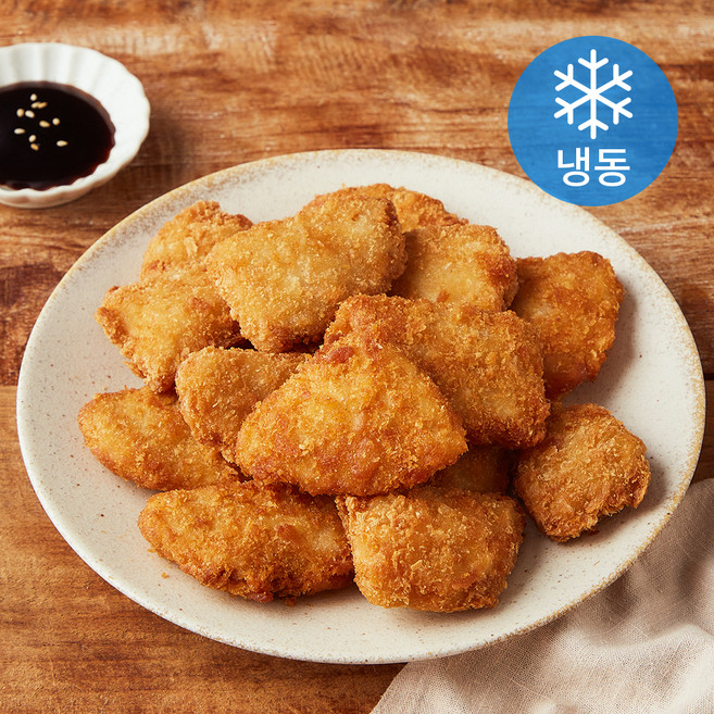 바른웰 튀겨나온 한입 등심 통까스 (냉동), 1kg, 1개