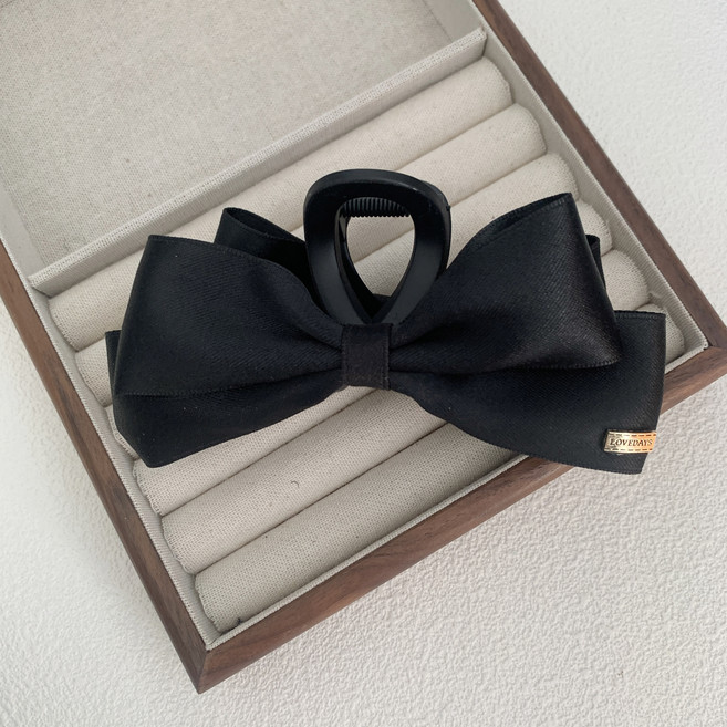 라벨 포인트 헤어 집게핀