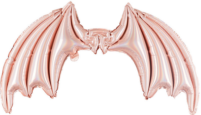파티데코 은박풍선 박쥐날개, 로즈골드, 1개