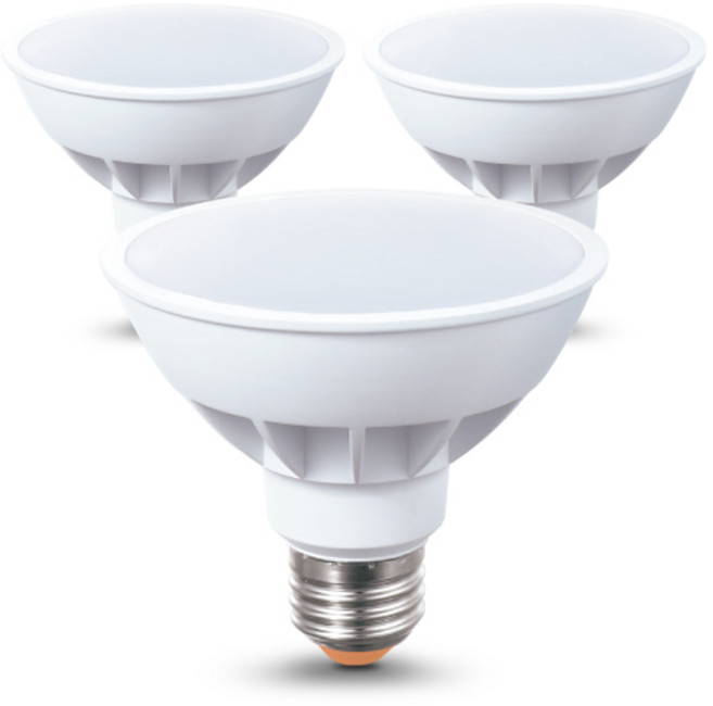 씨티오 LED PAR30 전구 확산형 15W, 전구색, 3개