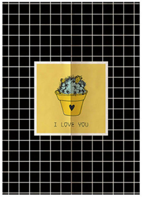 에이홉 다양한 선인장그림 파티션 커튼