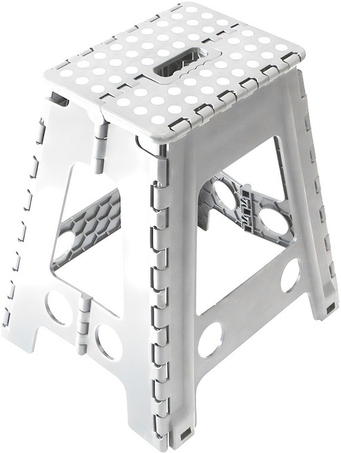 Kazt 多用途緊湊型折疊椅凳 XL, 淺灰, 1個