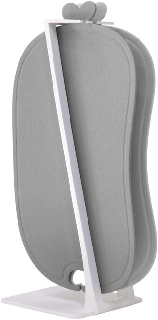 이놀 TPU 이유식 안심 도마 2종 + 전용 거치대 세트, 그레이(도마) + 단일색상(전용거치대), 1세트