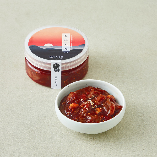 명심정 꼴뚜기젓, 200g, 1개