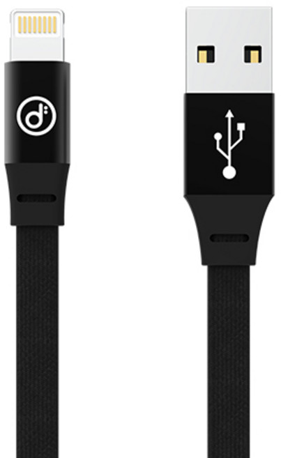 더블디 아이폰 MFI 케이블 8핀, 메탈 블랙, 1.2m, 1개