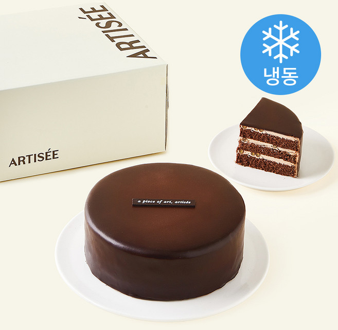 아티제 발로나 초코 크런치 케이크 (냉동), 480g, 1개