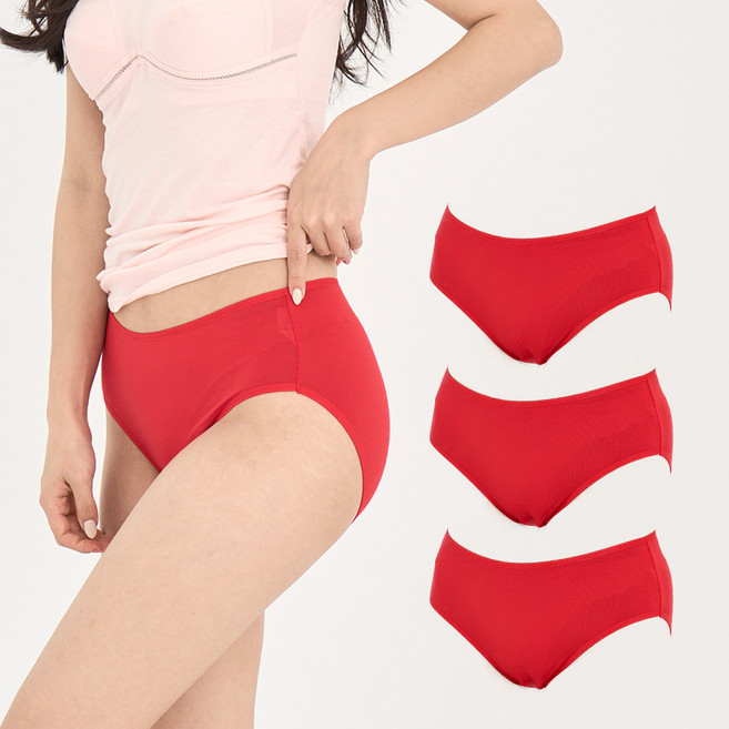 슈라네 여성용 통기성 모달 데일리 삼각팬티 SHW1700 3p