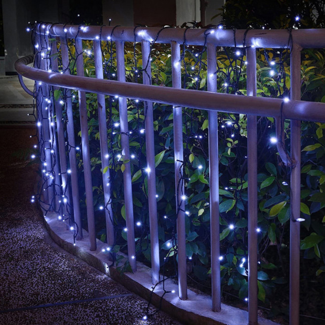 21세기트랜드 31V 길이 연장 가능 꼬마전구 200구, 화이트, 20m, 1개