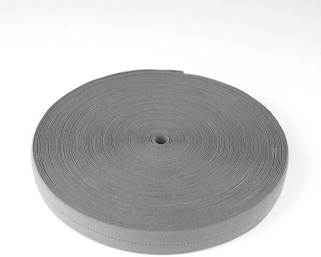 바이어스 엘라스틱 헤링본 접밴드 20mm, 22 그레이, 1개