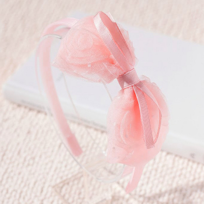 도도앤뉴 슈가로즈 리본 머리띠